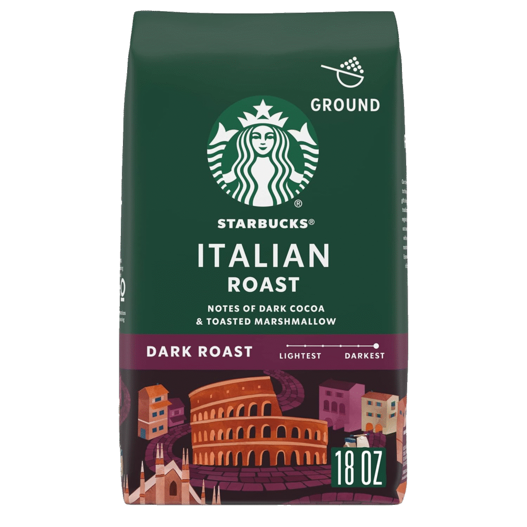 Starbucks Italian Roast Ground Coffee (18 oz)